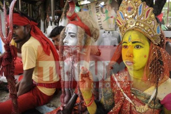 Traditional Gajan festival begins in Tripura  